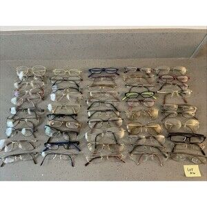 Eyeglasses Eyeglass Frames Only Lot Of 50 Various Brands Mixed Eyewear READ!